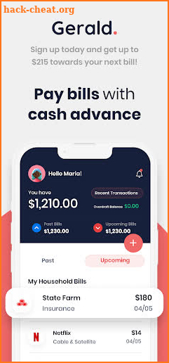 Gerald: Cash Advance App screenshot