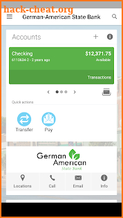 German-American State Bank screenshot