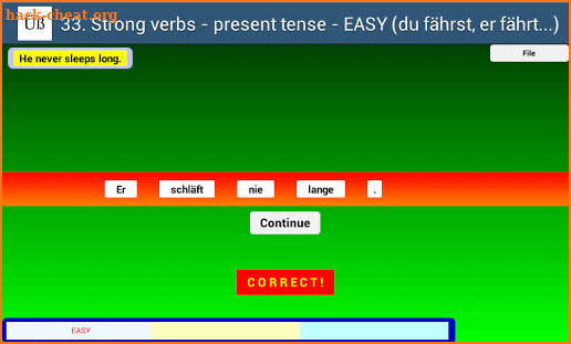German Grammar Exercises P screenshot