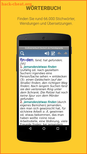 German Learner's Dictionary screenshot