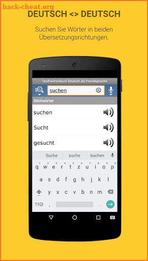 German Learner's Dictionary screenshot