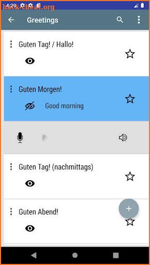 German phrases - learn German language screenshot