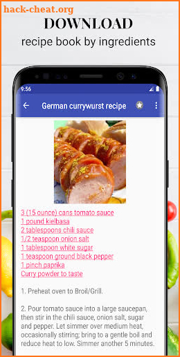 German recipes with photo offline screenshot