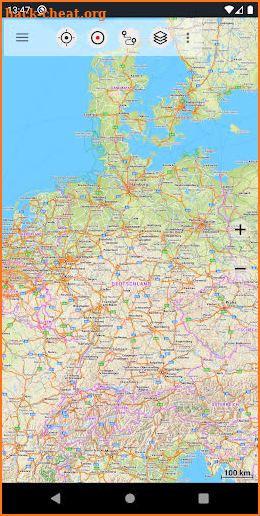 German Topo Maps screenshot