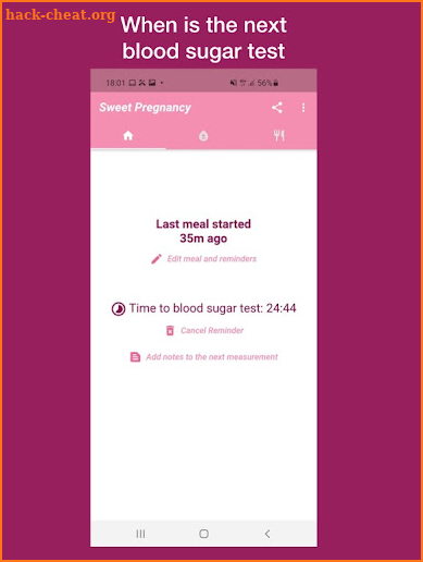 Gestational Diabetes Tracker screenshot