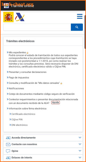 Gestión Tramites Hacienda (Oficina virtual) screenshot