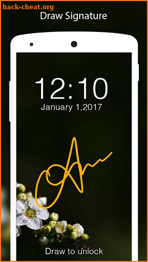 Gesture Lock Screen - Draw Signature & Letter Lock screenshot
