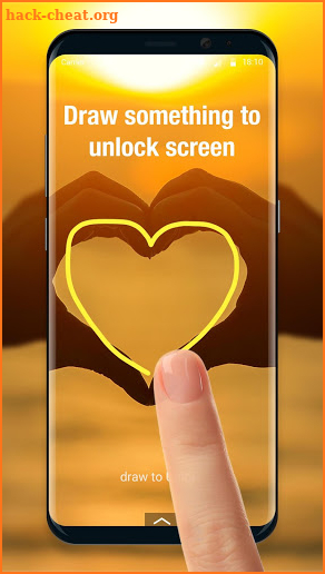 Gesture& signature lock screen screenshot