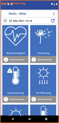 GesundheitsWetter screenshot