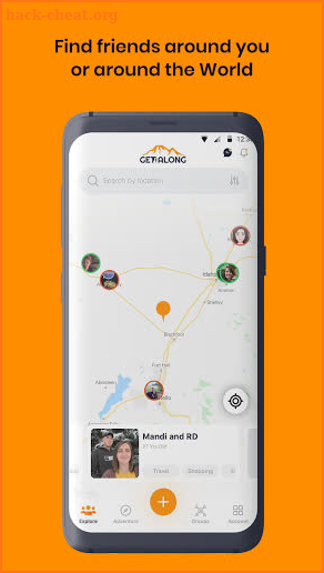 Get Along - Local and Travel Social app screenshot
