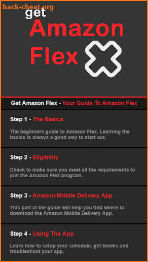 Get Amazon Flex - Easy guide for Amazon Flex screenshot