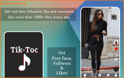 Get Fans Likes and Followers for TikTok Free screenshot
