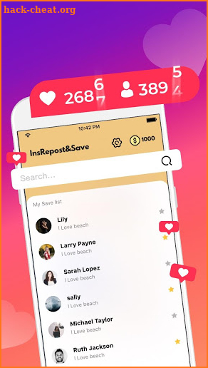 Get Followers and Likes for Instagram - InsRepost screenshot