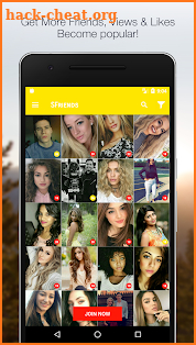 Get Friends for Snapchat, Kik & Snapchat usernames screenshot