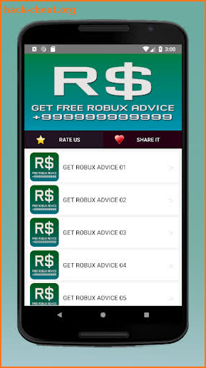 Get New Free Robux Advice screenshot