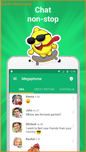 Get new friends on local chat rooms screenshot