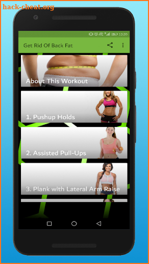 Get Rid Of Back Fat - 6 Moves Workout Routine screenshot