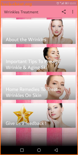 Get Rid Of Wrinkles Naturally - Tips and Remedies screenshot