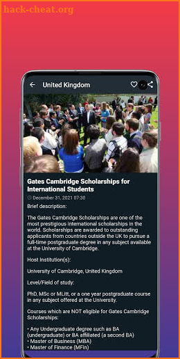 Get Scholarship - Study Abroad screenshot