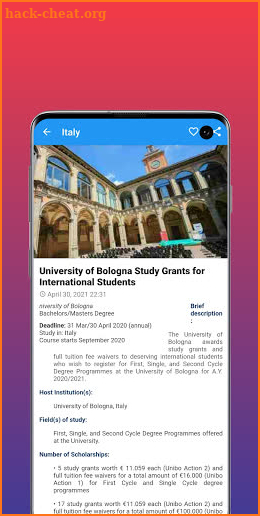 Get Scholarship - Study Abroad screenshot
