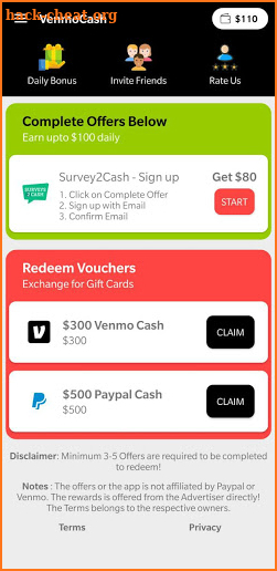 GET VENMO MONEY & GIFT CARDS - VENMOCASH screenshot