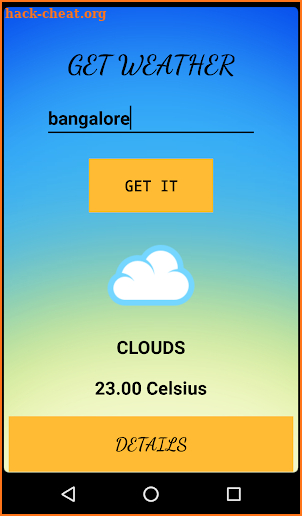 Get Weather App screenshot