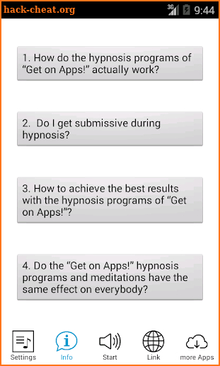 Get Your Goals! Hypnosis screenshot