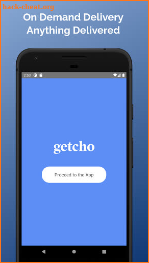 GETCHO - Anything Delivered - On Demand Delivery screenshot