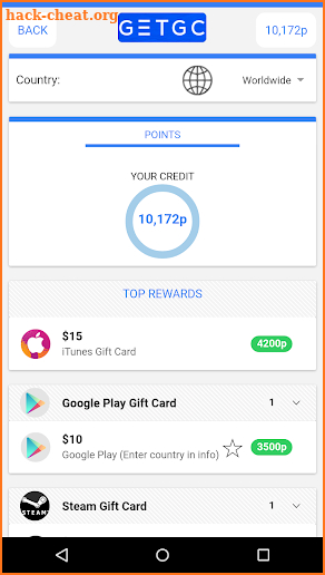 GetGC - Earn Free Gift Cards! screenshot
