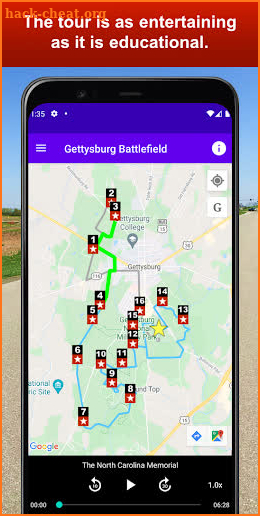 Gettysburg Battlefield Audio Tour screenshot