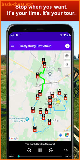 Gettysburg Battlefield Audio Tour screenshot