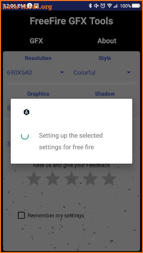 GFX Tool  - Free Fire Booster screenshot