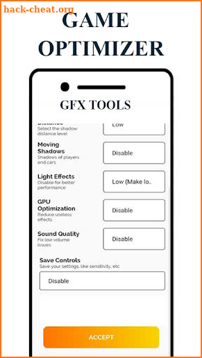 GFX Tool - Game Booster,Launcher & Optimizer screenshot