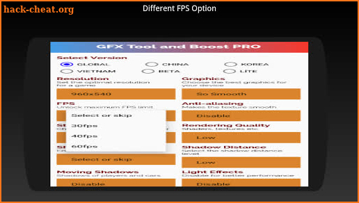 Gfx Tool Pro  For PUB Battlegrounds  - FPS Meter screenshot