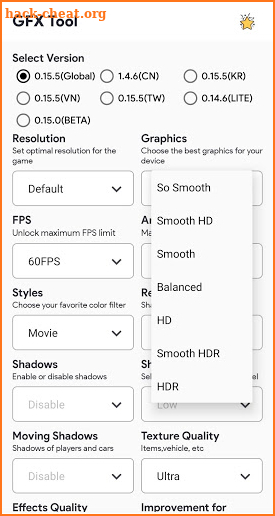 GFX tools pro for pubg (No ads) screenshot