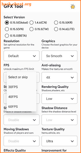 GFX tools pro for pubg (No ads) screenshot