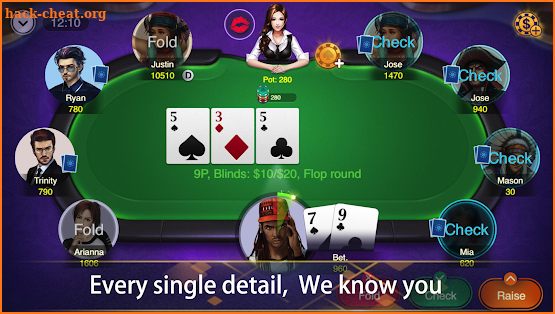 GG Texas Holdem Poker screenshot