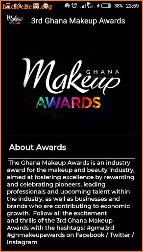 Ghana Makeup Awards screenshot