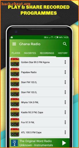 Ghana Radio - All Ghana Radio Stations App screenshot