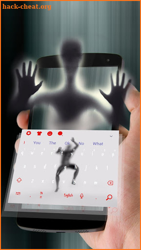 Ghost Crawling Keyboard Theme screenshot