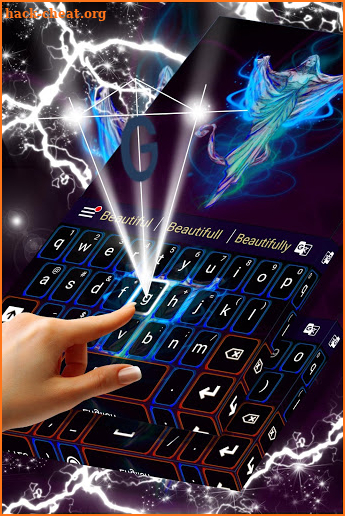 Ghost Keyboard Theme screenshot