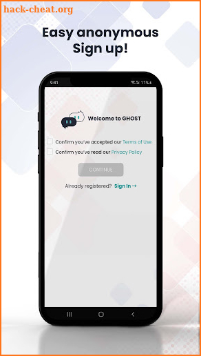 GHOST Messenger screenshot
