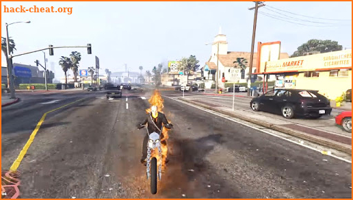 Ghost Rider 3D Game : Death Bike Riding Stunt Race screenshot