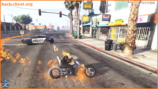 Ghost Rider 3D Game : Death Bike Riding Stunt Race screenshot