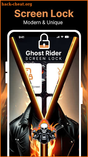 Ghost Rider - Zip Screen Lock screenshot