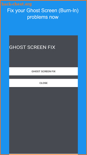 Ghost Screen Fix - Burn-In screenshot