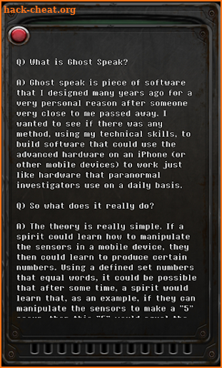 Ghost Speak screenshot