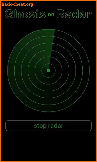 Ghosts on Radar Simulation screenshot