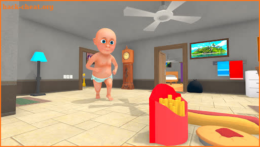 Giant Fat Baby Simulator Game screenshot