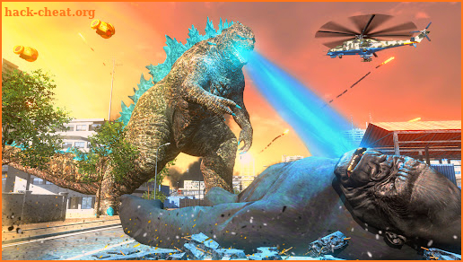 Giant Godzilla Vs Monster Kong City Destruction screenshot